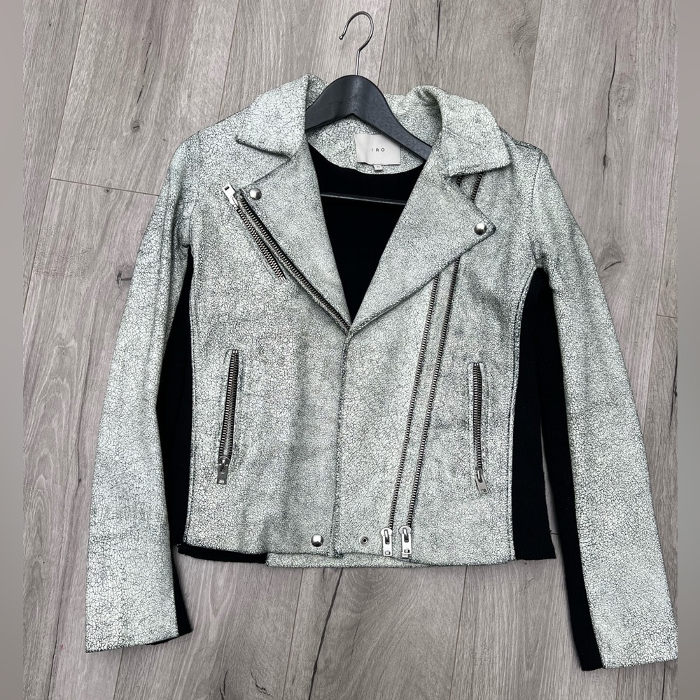 Iro Women’s Leather Jacket Ilaria Size 42